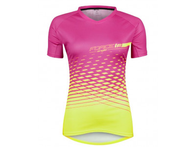 FORCE Angle MTB women&amp;#39;s jersey, pink/fluo