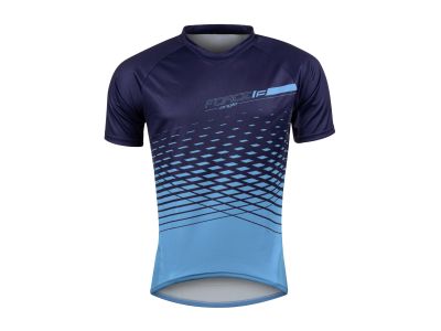 Koszulka rowerowa FORCE MTB Angle, niebieska