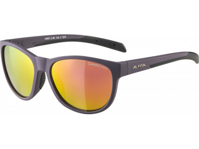 ALPINA Nacan II Damenbrille, nightshade mat/lila Spiegel