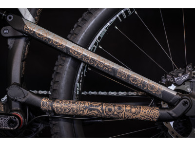 Rie:Sel design Riesel design frame stickers RIESEL Chain Tape 3000, Los Muertos Gold
