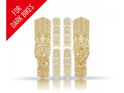 Rie:Sel design Riesel design nálepky na rám RIESEL Chain Tape 3000, Los Muertos Gold