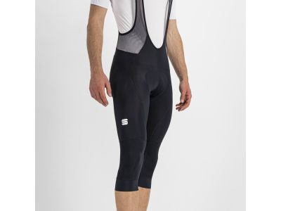 Pantaloni Sportful Neo 3/4 cu bretele, negri