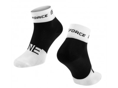Force One ponožky biela / čierna