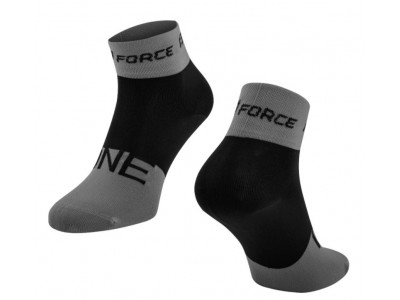Force One ponožky čierna / sivá