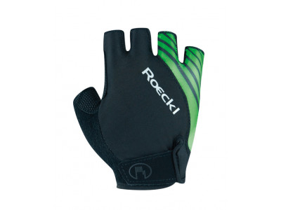 Roeckl Naturns Handschuhe, schwarz/grün
