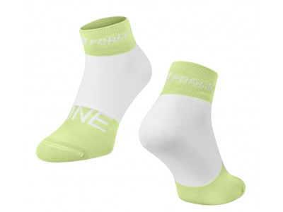 FORCE One ponožky, zelená/bílá