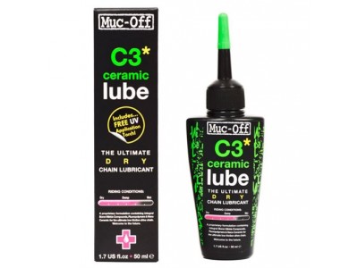 Muc-Off C3 Ceramic Dry Lube ceramic chain lubricant, 50 ml, dropper