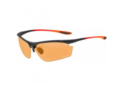 R2 Peak okuliare čierna / fotochromatické oranžové sklá