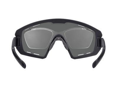 FORCE Ombro Plus Brille, matt schwarz/rote Gläser