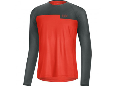 GOREWEAR Wear Trail LS Shirt Mens fireball/urban grey