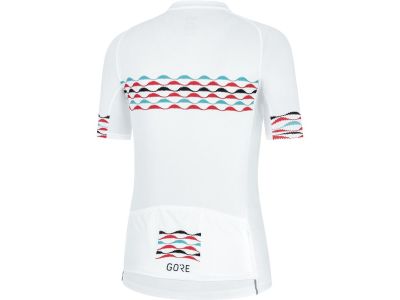 GOREWEAR Skyline Damentrikot, white/scuba blue