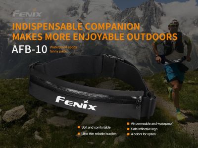 Fenix AFB-10 Sport-Gürteltaschentasche schwarz