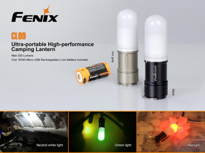 Fenix CL09 vreckové svietidlo