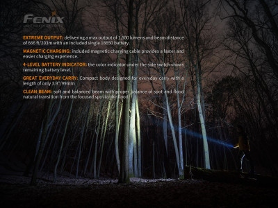 Fenix E30R flashlight