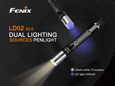 Fenix ​​​​LD02 High CRI + UV zseblámpa