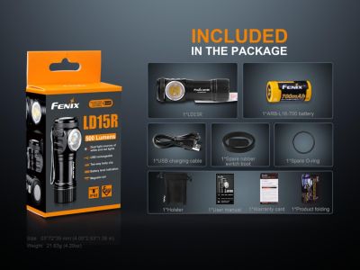 Fenix LD15R rechargeable LED flashlight