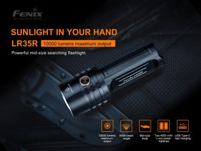 Fenix LR35R újratölthető LED lámpa
