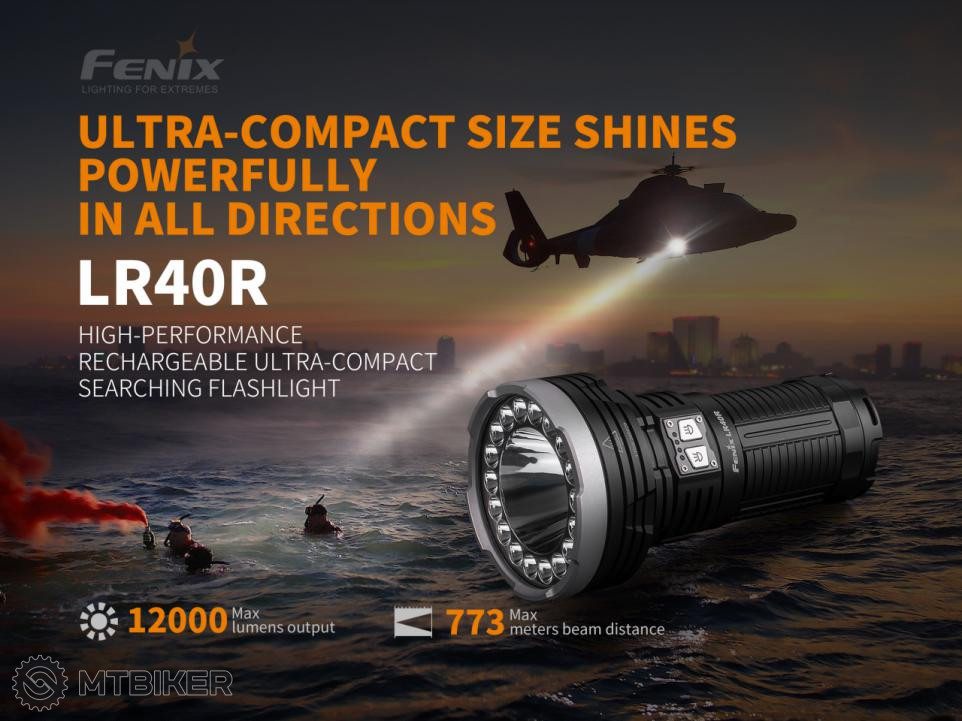 Fenix LR40R wiederaufladbare LED-Lampe