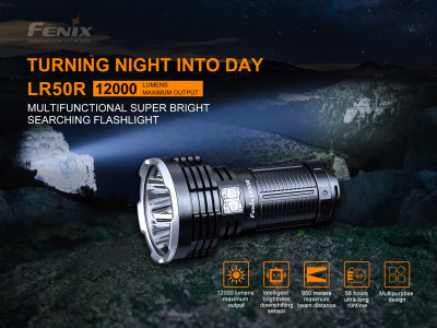 Fenix LR50R újratölthető LED lámpa