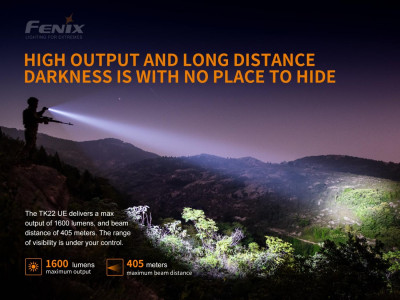 Fenix ​​​​TK22 Ultimate Edition taktikai LED zseblámpa