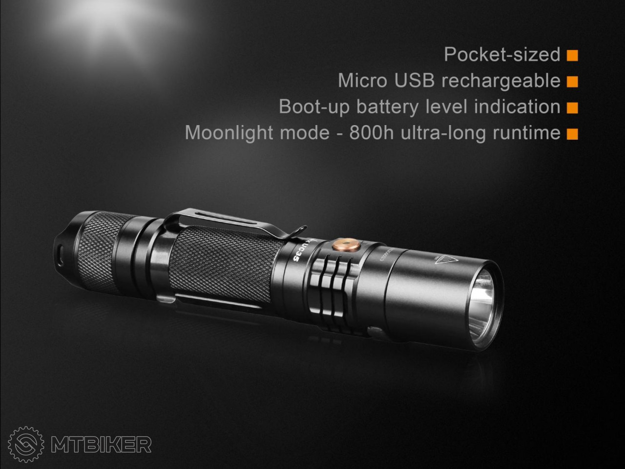 Fenix UC35 XP-L rechargeable flashlight