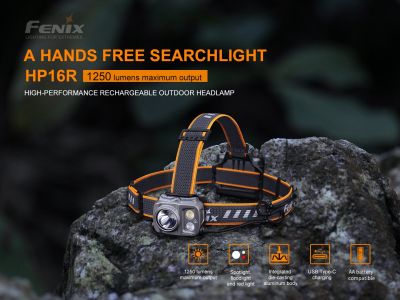 Fenix ​​HP16R rechargeable headlamp