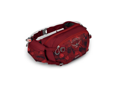 Osprey Seral 7 kidney, 7 l + 1.5 drinking bag, claret red