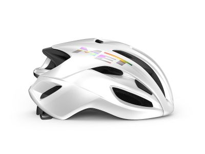 Kask MET Rivale MIPS, biały holograficzny/połysk