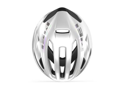 MET Rivale MIPS Helm, white holographic/gloss