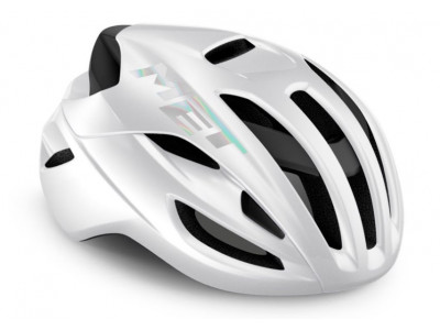 MET RIVALE MIPS Helm, weiß holografisch glänzend