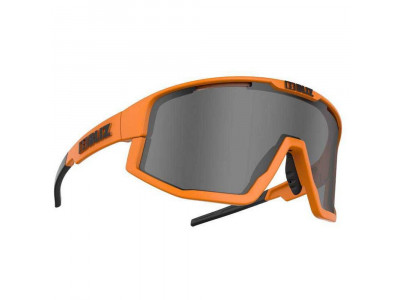 Okulary Bliz Fusion, matowe, neonowo-pomarańczowe dymne
