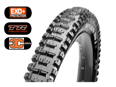 Maxxis-Reifen Minion DHR II 29x2,40 WT Kevlar EXO+ TR 120 TPI 3C Maxx Terra
