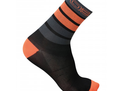 Karpos VERVE ponožky tmavosivé/oranžové