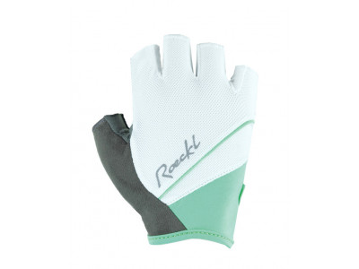 Roeckl Women&#39;s cycling gloves Denice white-turquoise