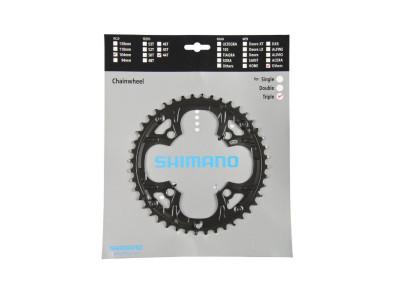 Shimano chainring 44z. M440 9-k. Deore black 104mm
