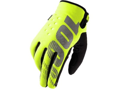 100 % isolierte Brisker-Handschuhe in Neongelb