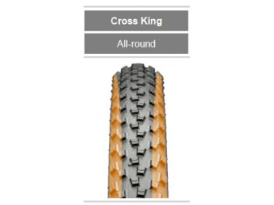 Continental Cross King II 27.5x2.3&quot; ShieldWall tire, TLR, Kevlar
