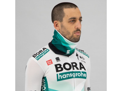 Sportos BORA - hansgrohe nyakmerevítő, fehér/zöld/szürke