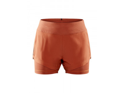 CRAFT ADV Essence 2in1 Damen-Shorts, orange