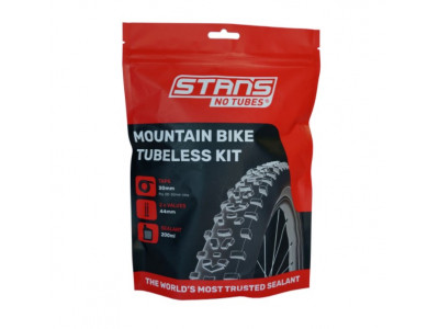 Stan&amp;#39;s NoTubes No Tubes Tubeless MTB tube repair kit sealant 200 ml, tape 30 mm, valve 44 mm