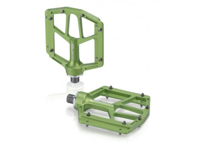 XLC PD-M14 Al MTB / ATB platform pedals lime green, green