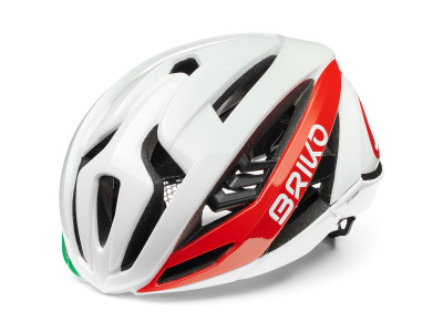 Briko Quasar helmet, white/red