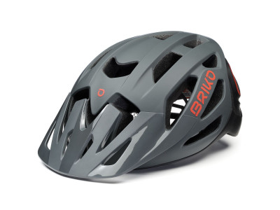 Briko bicycle helmet SISMIC-dark gray-dark gray