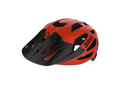 Briko bicycle helmet SISMIC-black-orange-black-orange