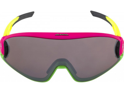 ALPINA Brýle 5W1NG Q+CM růžovo-zeleno-žluté