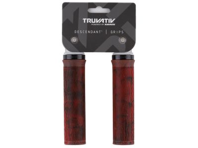 Truvativ Descendant Single Locking grips, 102 g, marble/red