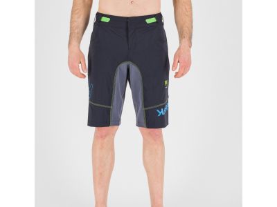 Karpos BALLISTIC EVO Shorts, schwarz/dunkelgrau/fluo grün