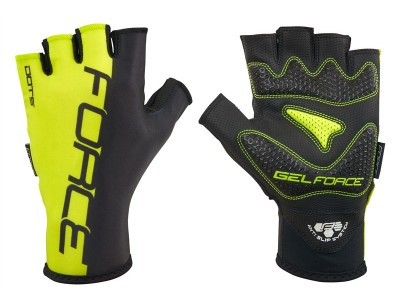 FORCE Dots rukavice fluo-černé