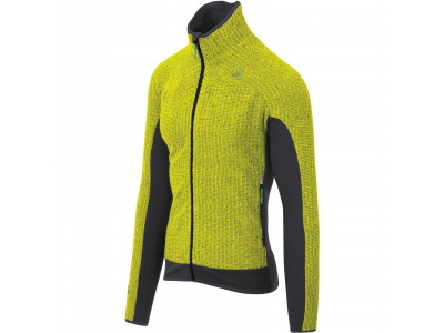 Karpos ROCCHETTA pulóver, sárga-zöld/fekete
