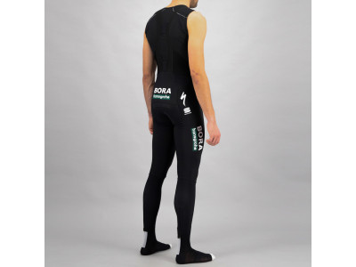 Sportowe spodnie BODYFIT PRO Bora Hansgrohe na szelkach, czarne